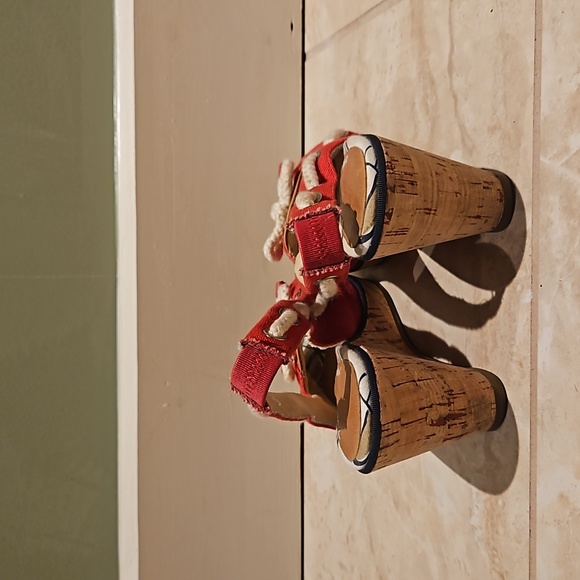 Sperry Topsider wedges - red - Picture 3 of 5